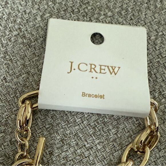 J. Crew gold Chunky chain toggle bracelet - Picture 4 of 8